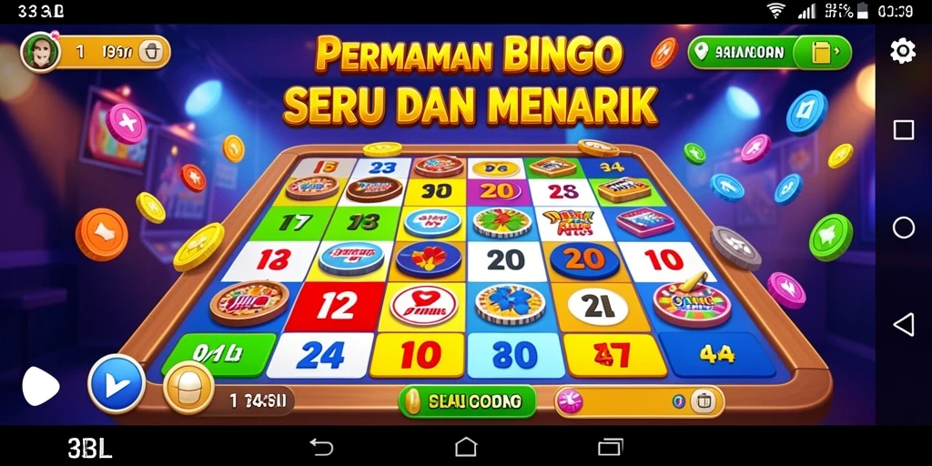 Gameplay seru 33L dengan berbagai pilihan Bingo.