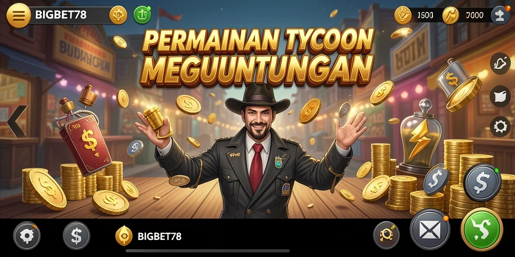 Screenshot utama BIGBET78 menunjukkan pengalaman gameplay Tycoon yang menarik.
