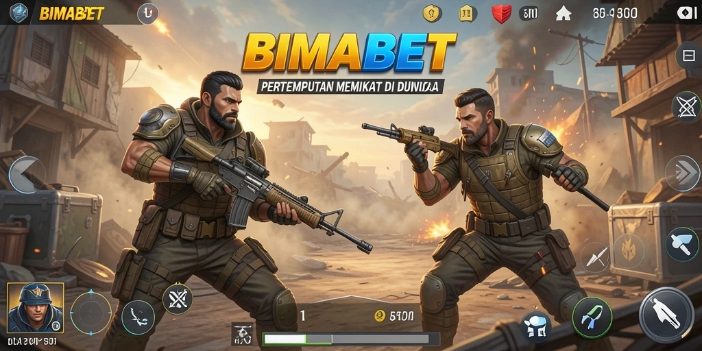 Tampilan seru gameplay <strong>BIMABET</strong> dengan pertempuran akbar dan aksi mendebarkan.