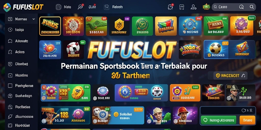 Tampilan gameplay Sportsbook dari aplikasi FUFUSLOT yang menarik.
