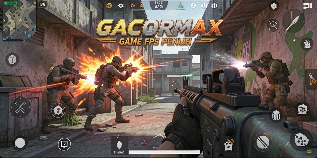 Tampilan gameplay GACORMAX yang mendebarkan dan penuh aksi.