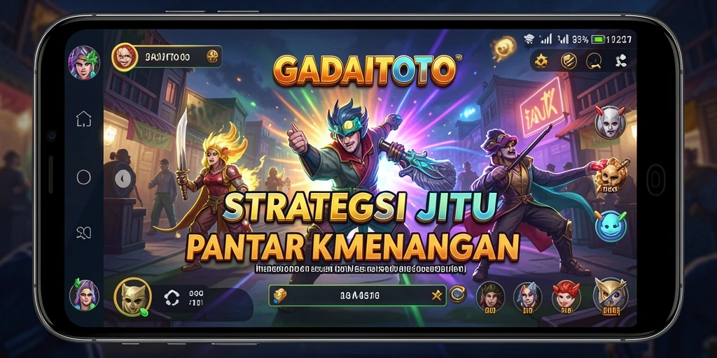 Screenshot utama GADAITOTO menunjukkan aksi pertarungan yang mendebarkan.