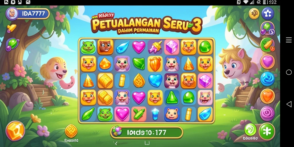Gambaran gameplay seru di <strong>IDA777</strong>, kolaborasi elemen warna-warni.