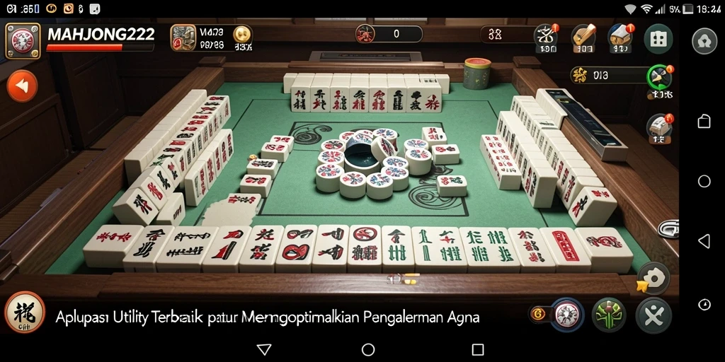 Tampilan utama MAHJONG222 yang intuitif dan user-friendly.