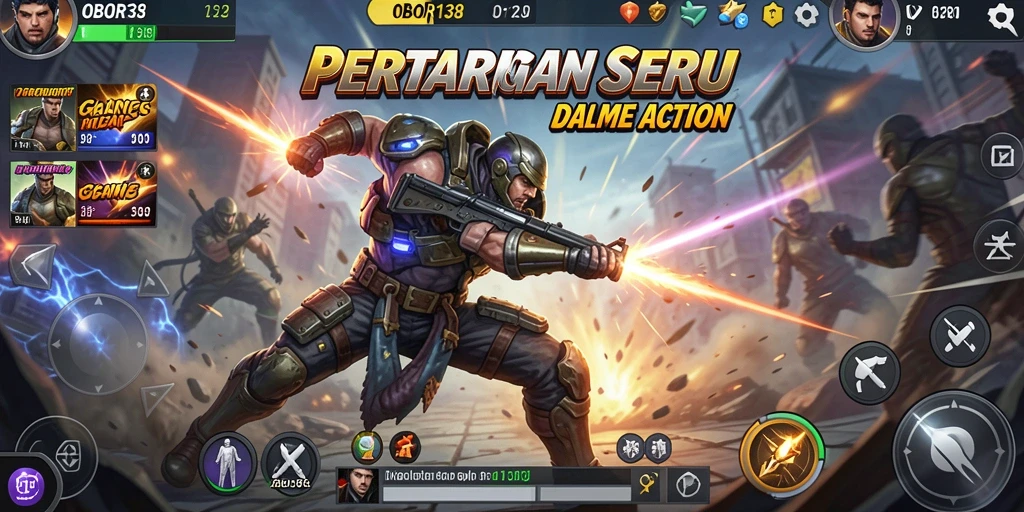 Tampilan gameplay seru dan mendebarkan dari OBOR138.