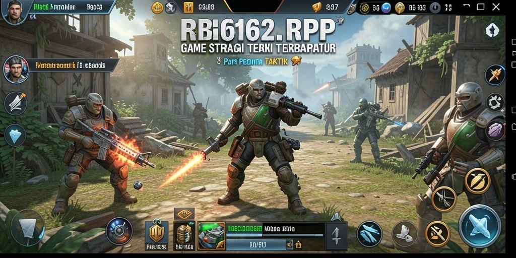 Screenshot utama RP62RP menampilkan aksi strategis menegangkan dalam permainan.