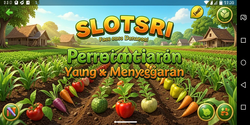 Gameplay SLOTSRI yang menarik dengan fokus pada pertanian dan interaksi sosial.